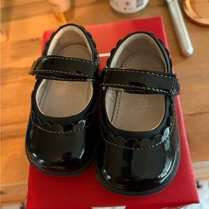 See Kai run black patent Jane shoe